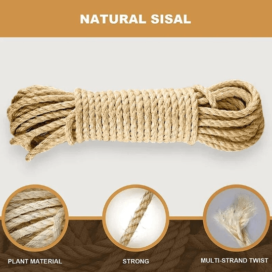 10M Natural Sisal Rope