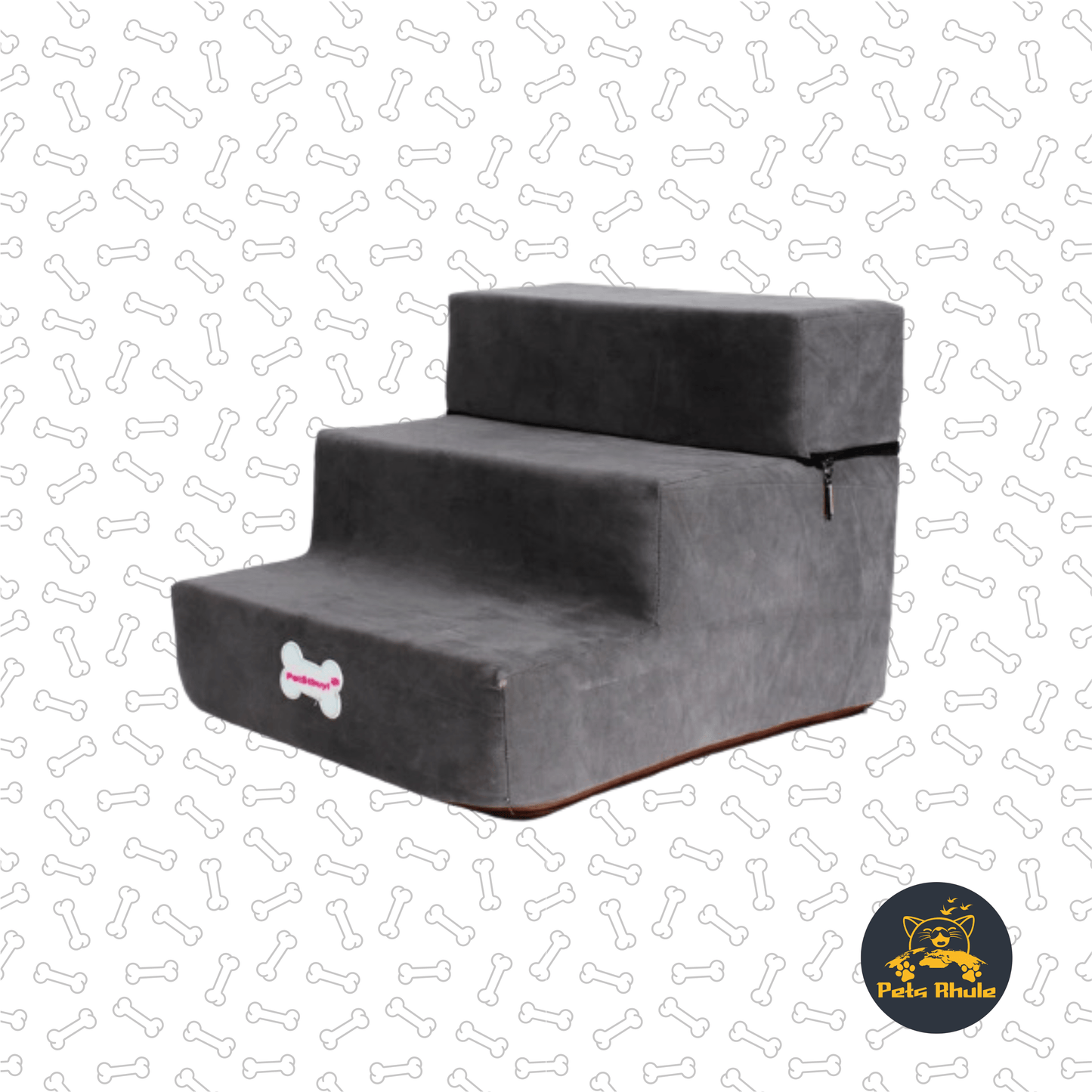 3 Layers Washable Pet Sponge Ladder gray