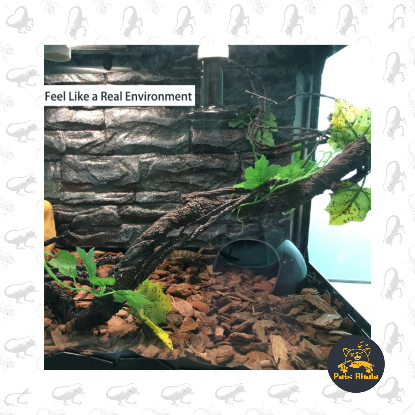 Reptile Plastic Plants Branches Jungle Vines