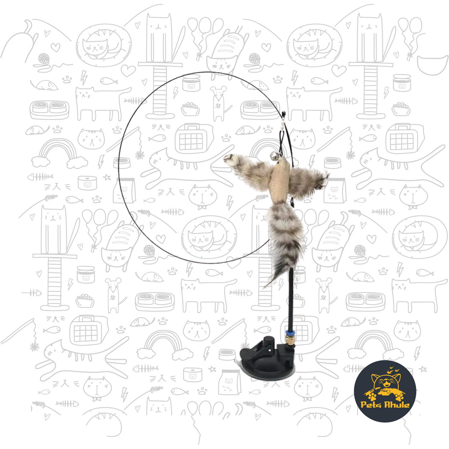 Funny Simulation Bird Interactive Cat Toy