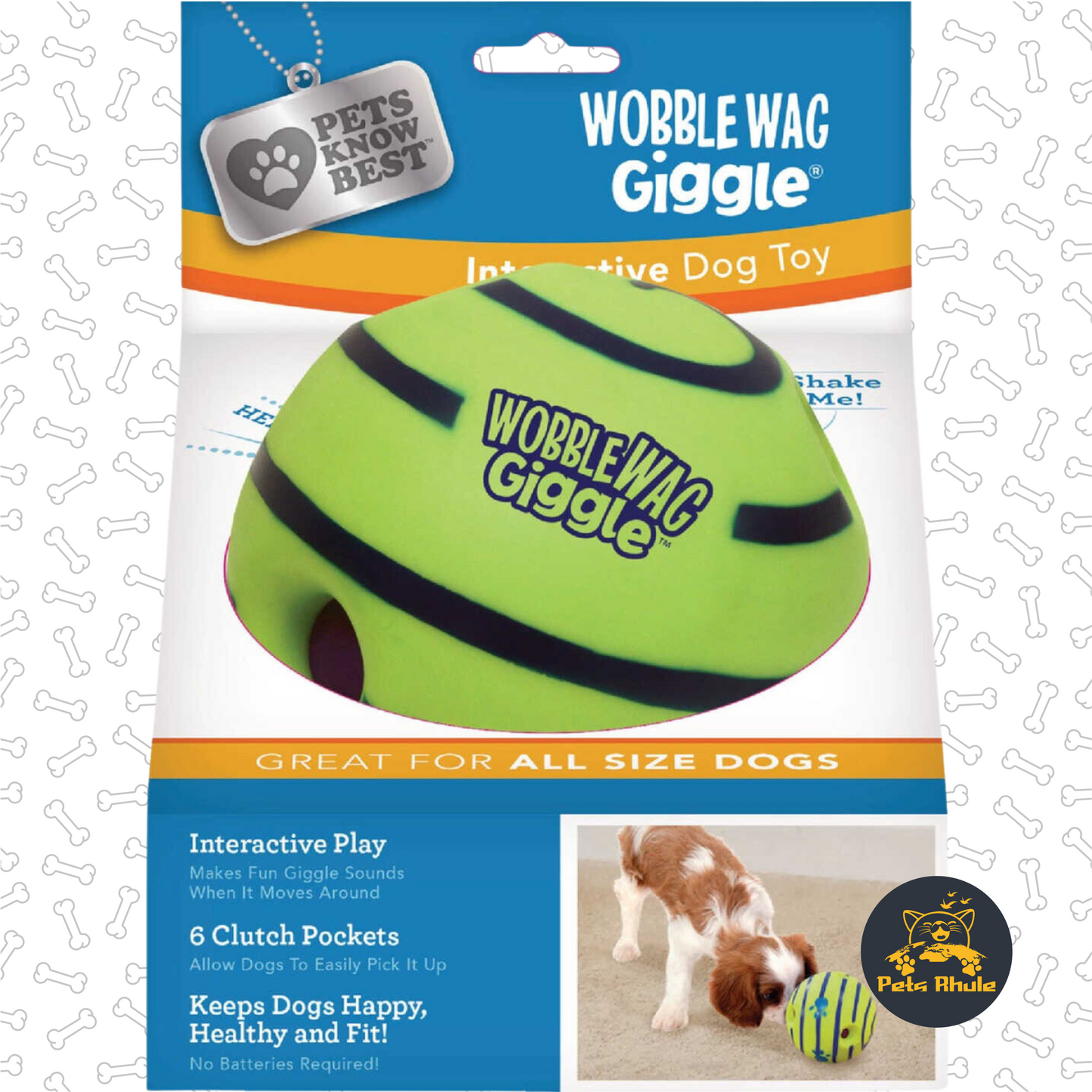 Dog Wobble Glow Ball