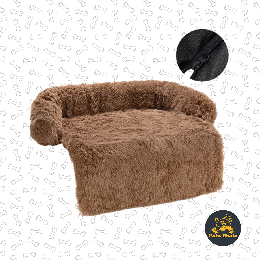 Washable Dog Cushion Blanket Sofa Cover KHAKI