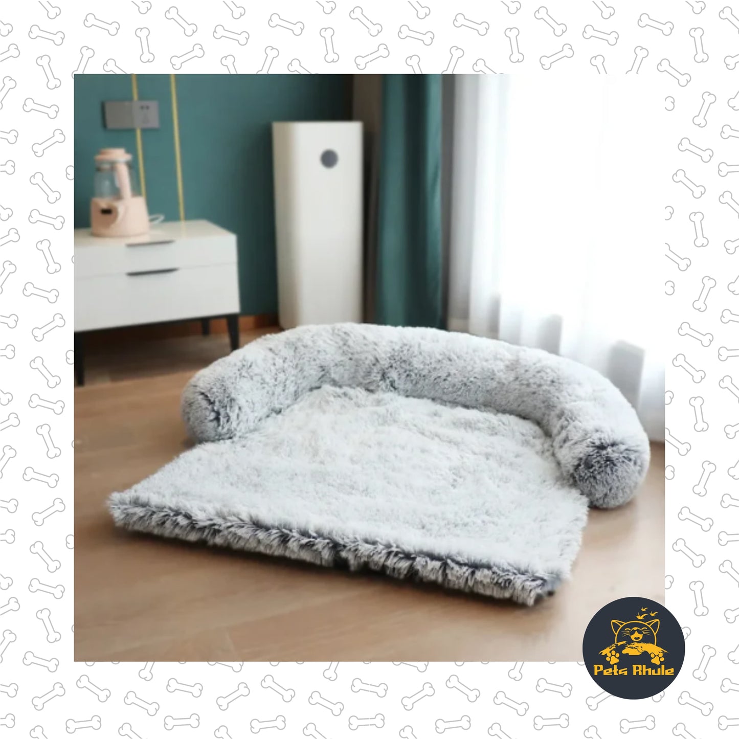 Washable Dog Cushion Blanket Sofa Cover sample GRAY