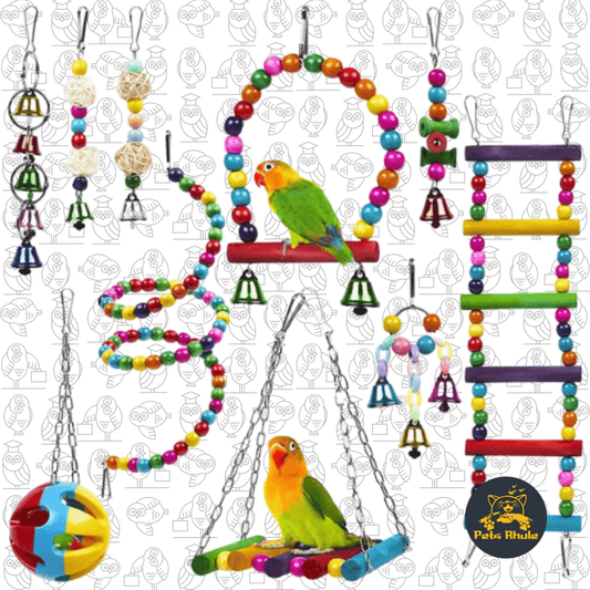 10 Pieces Combination Bird Toys