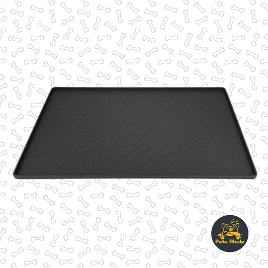 Dog Food Placement Mat black