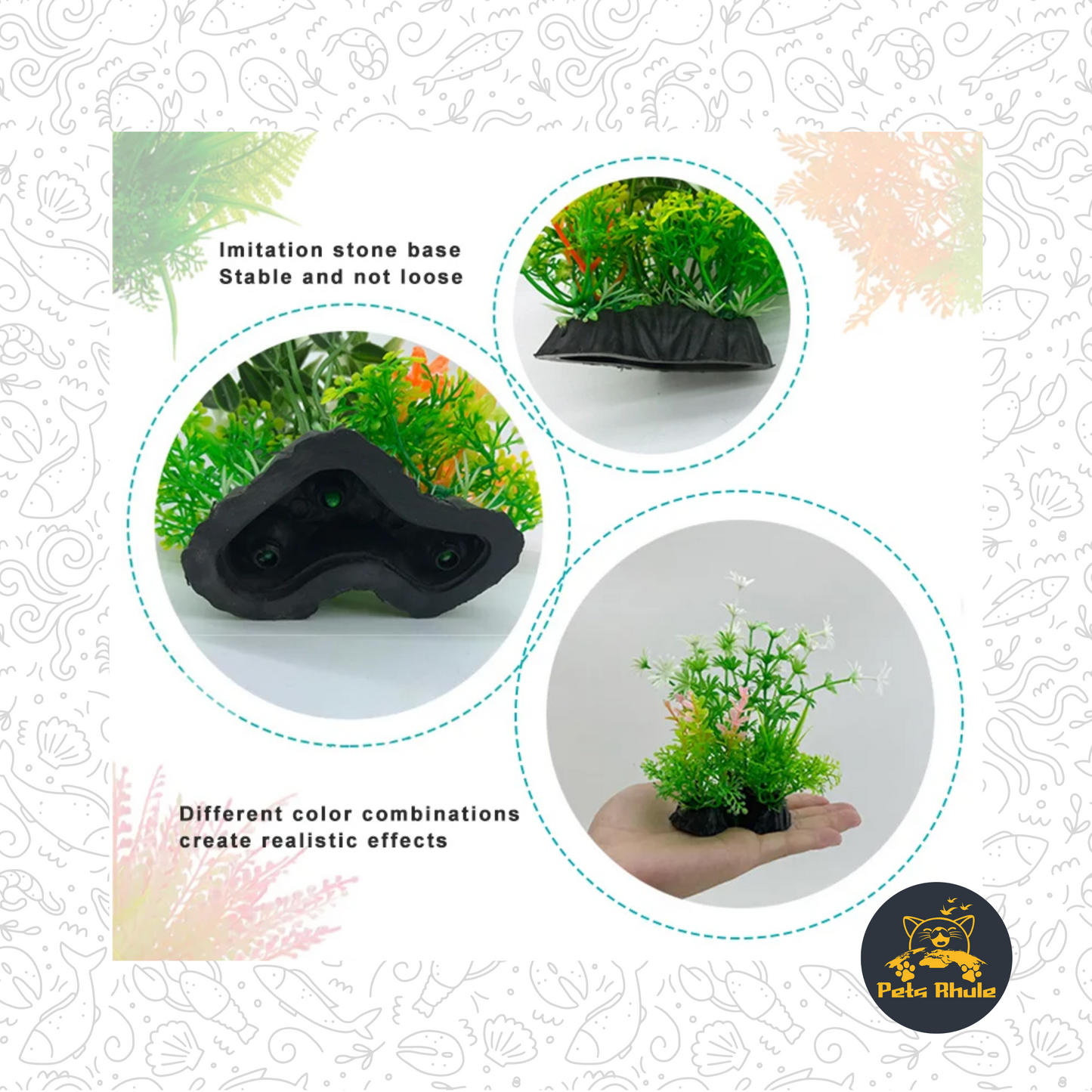 Fish Tank Ornament Plants